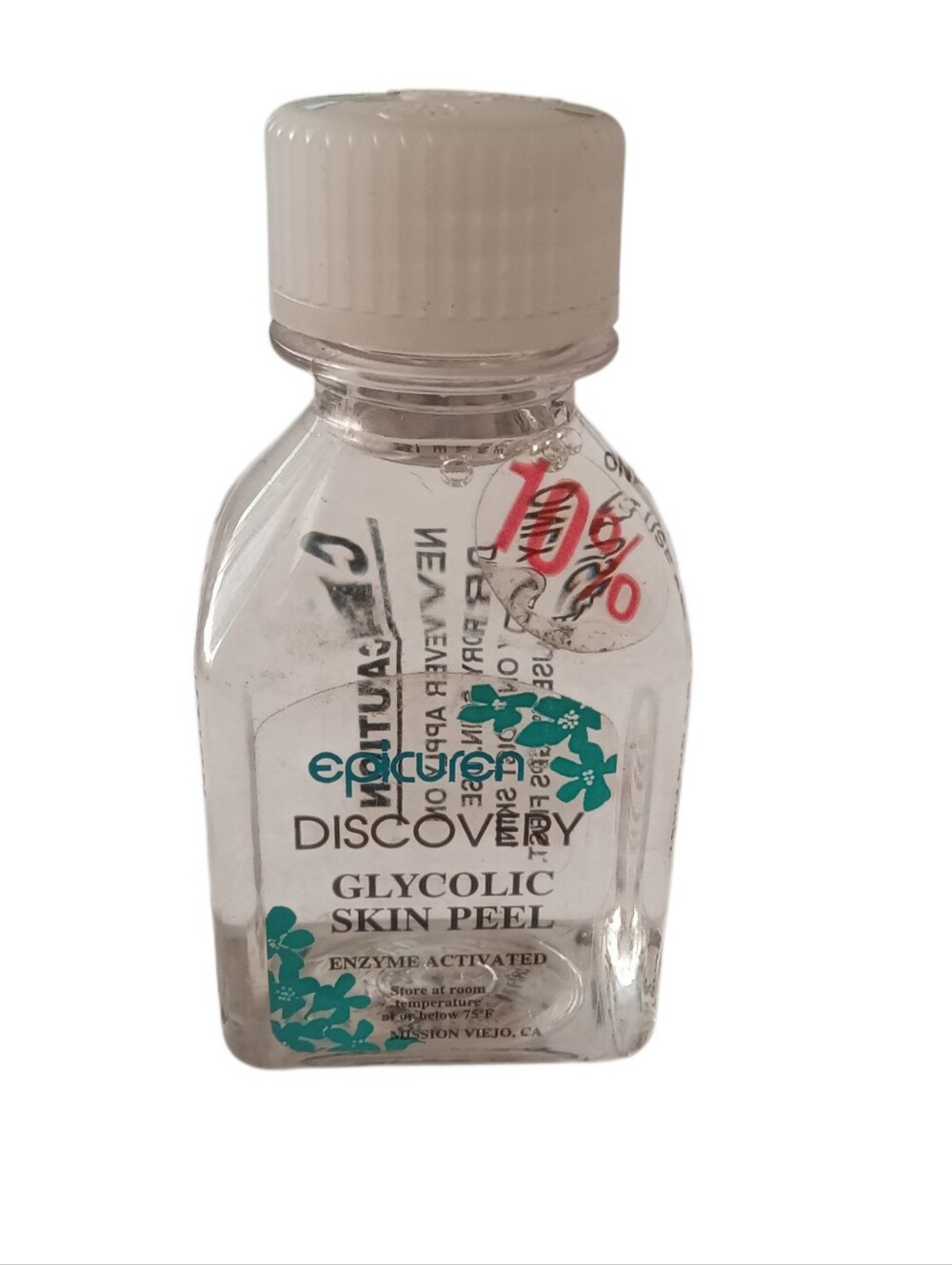 Epicuren 10% Clear Glycolic Skin Peel 2oz New